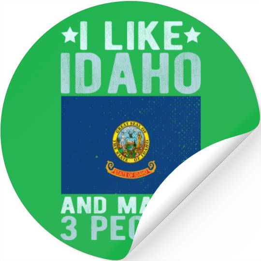 Idaho Flag US State Stickers