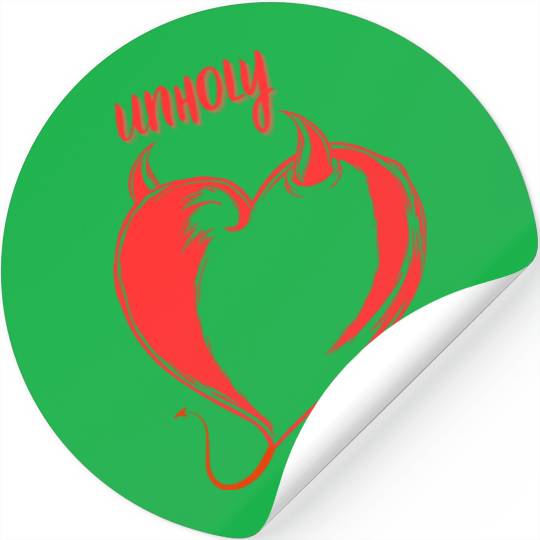 Unholy The Devil Stickers