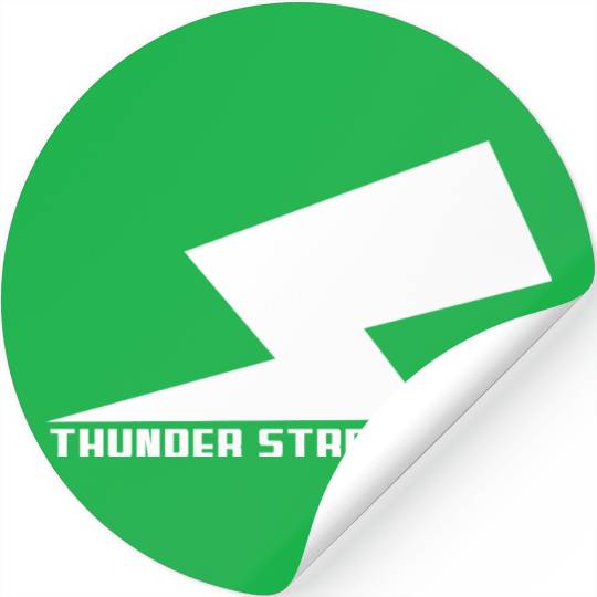 THUNDER STREAM "WHITE" Stickers
