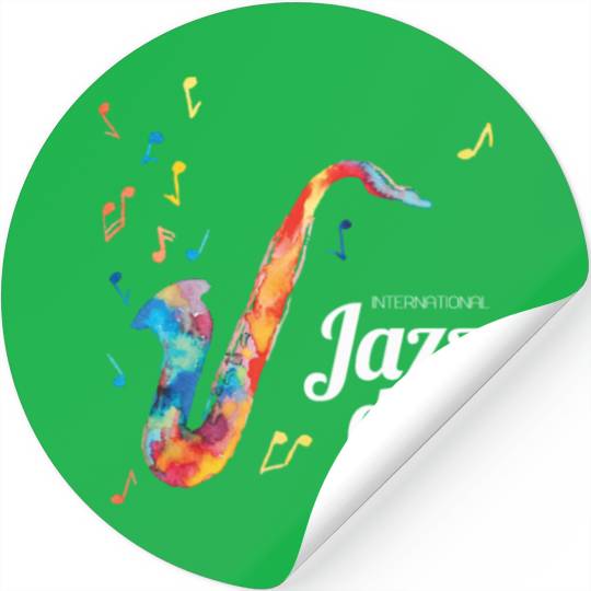 Jazz music improvisation festival Stickers