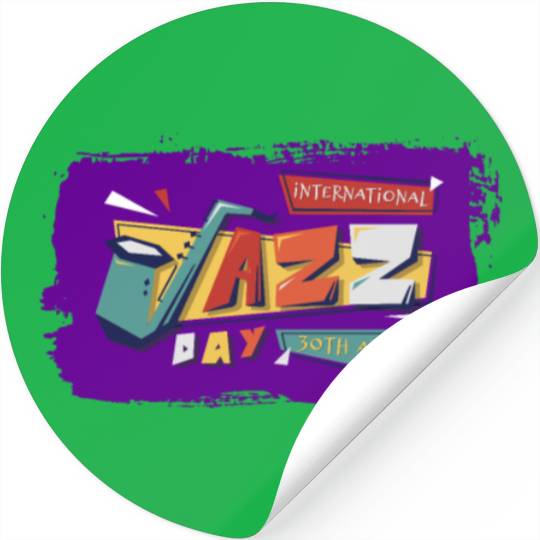 Jazz music improvisation festival Stickers