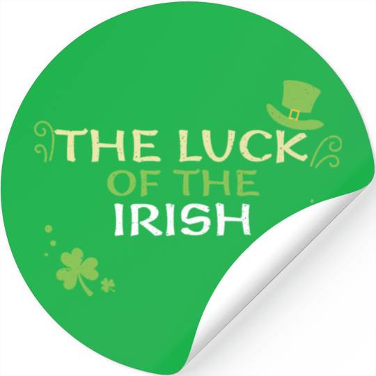 The luck of the Irish Stickers