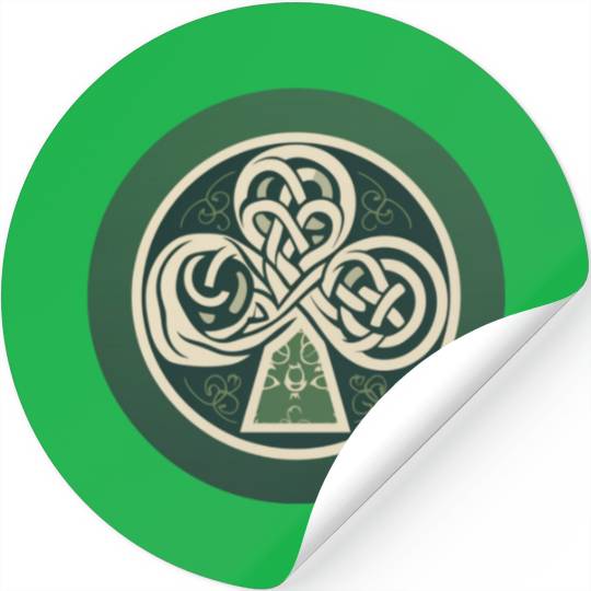 Shamrock Leaf Art Stickers