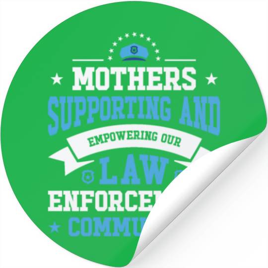 Police Mothers Day Cop Officer Law Enforcement Stickers