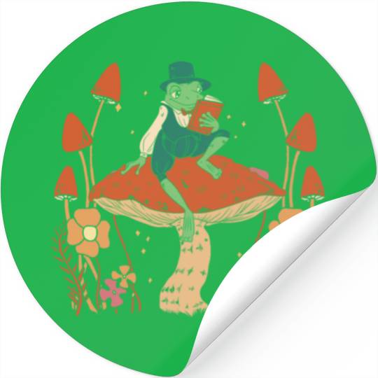 Cottagecore Mushroom Aesthetic Nature Conservation Stickers