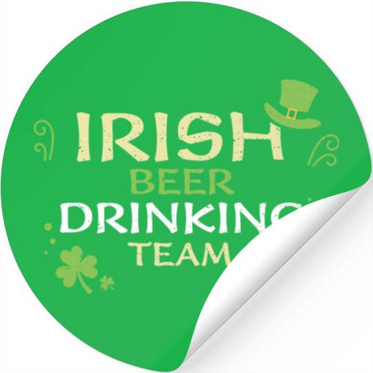 Irish Beer Drinking Team Stickers