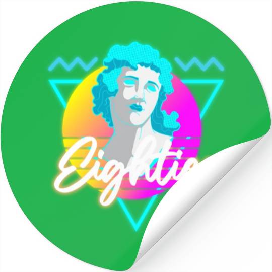 Retro Disco Nostalgia Neon Stickers