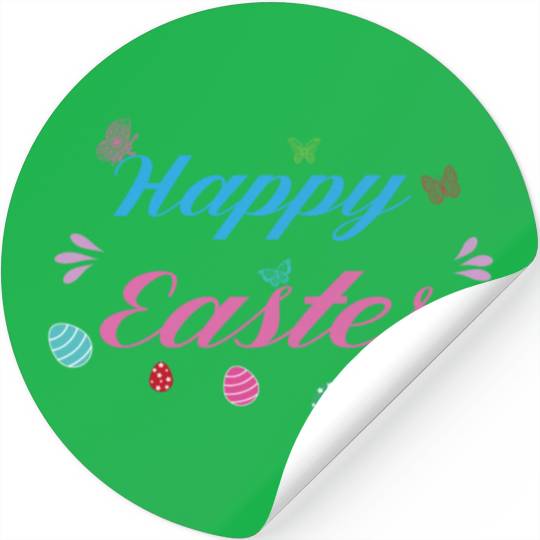 Happy Easter 02 Stickers