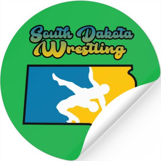 South Dakota Wrestling Stickers
