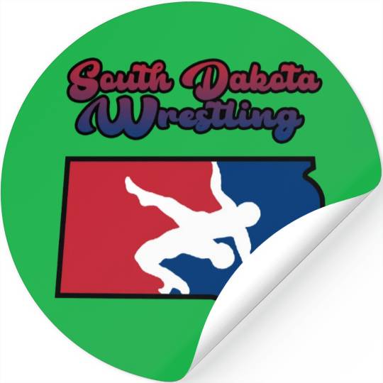 South Dakota Wrestling Stickers