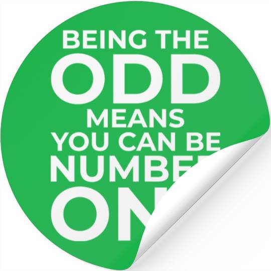 Math Odd Number Mathematics Smart Inspirational Stickers