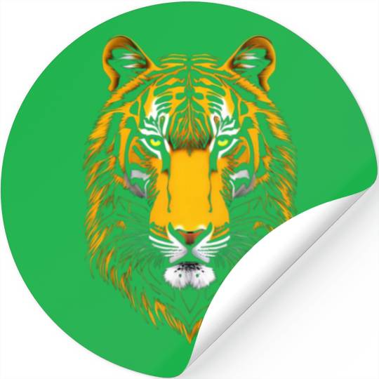 Tiger Face Stickers