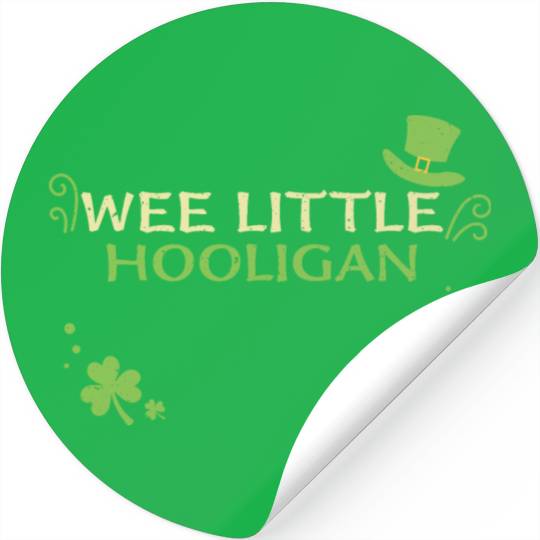 Wee Little Hooligan Stickers