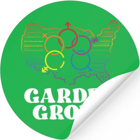 Garden Grove Pride Flag Pride Month LGBTQ Flag Stickers
