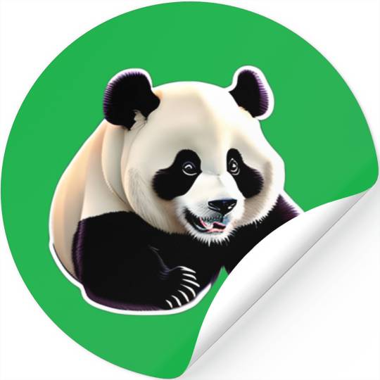 Cute Panda Bear Stickers