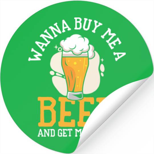 Drinking Beer Lover Couple Relationship Beer Drink Stickers