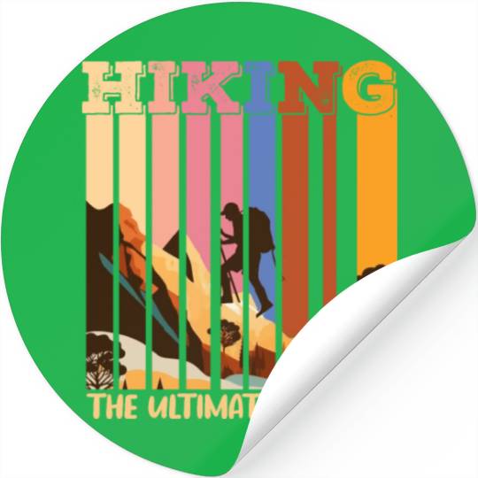 Hiking the ultimate Leg Day Mountain lover Stickers