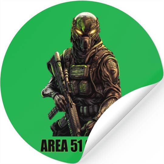Area 51 Guard Stickers