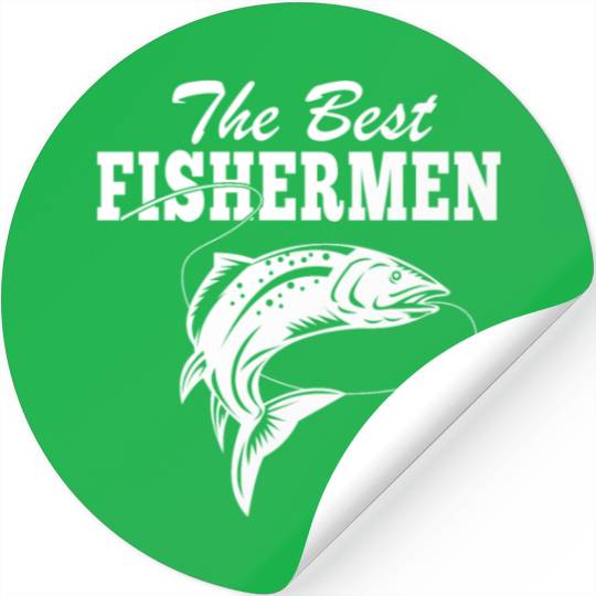 The Best Fishermen Fishing Lover Stickers