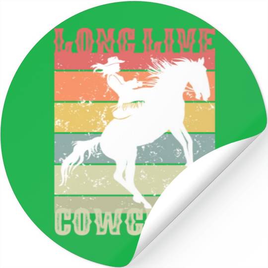 Long Live Cowgirls: Celebrate Western Style Stickers