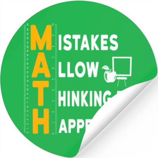 I'm A Math Teacher Appreciation Gift Math Lover Stickers