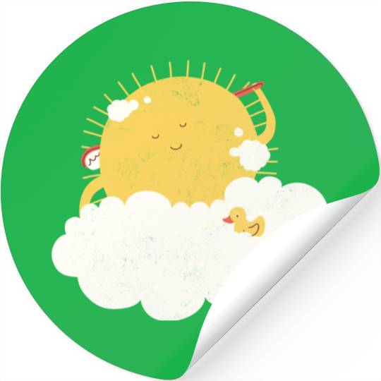Sun Bathing Stickers