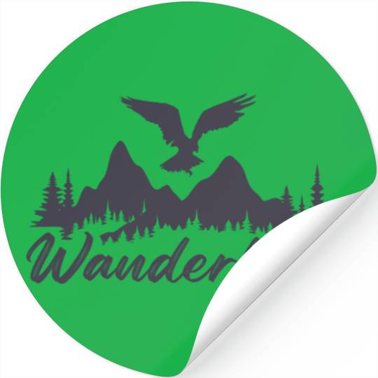 Vacation Explore Holidays World Map Wanderlust 2 Stickers