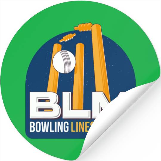 BLM Bowling Lines Matter Stickers