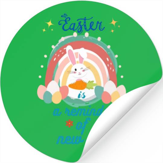Nice Design about Easter which is a Time of Joy Stickers