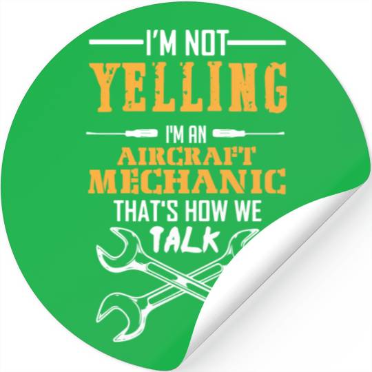 Aircraft Mechanic Stickers