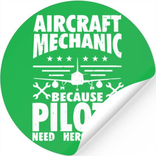 Aircraft Mechanic Stickers
