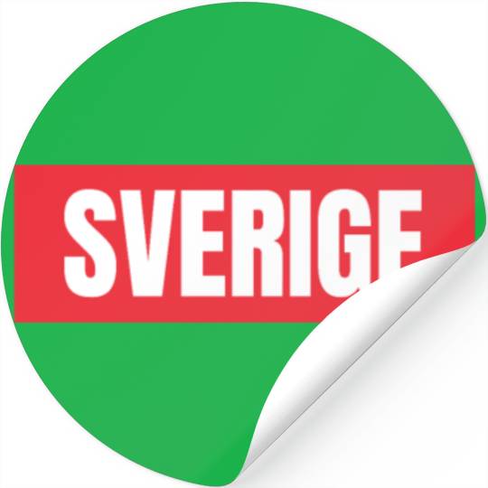 Sverige Sweden Swedish Dala Horse Dalecarlian Stickers