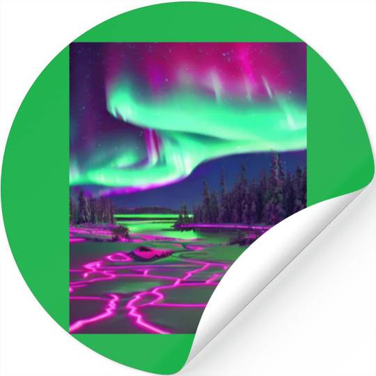 Northern Lights Stickers