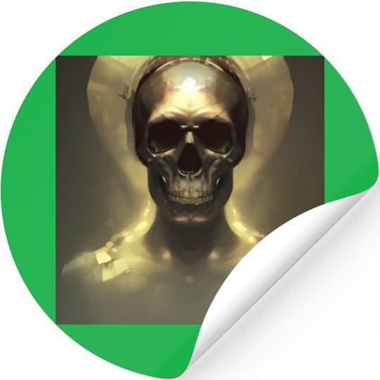 Forest of Red Mushrooms Stickers