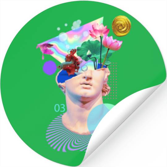 Half Face Stickers