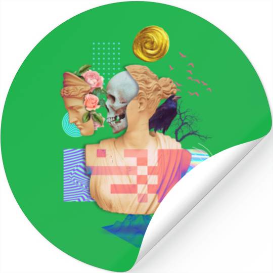 Skull Head Stickers