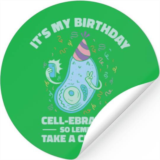 Science Theme Birthday Party Chemistry Scientist Stickers