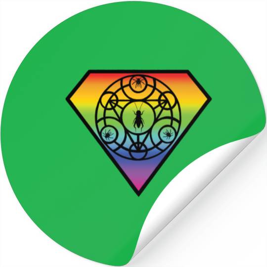 Spider Rainbow Stickers