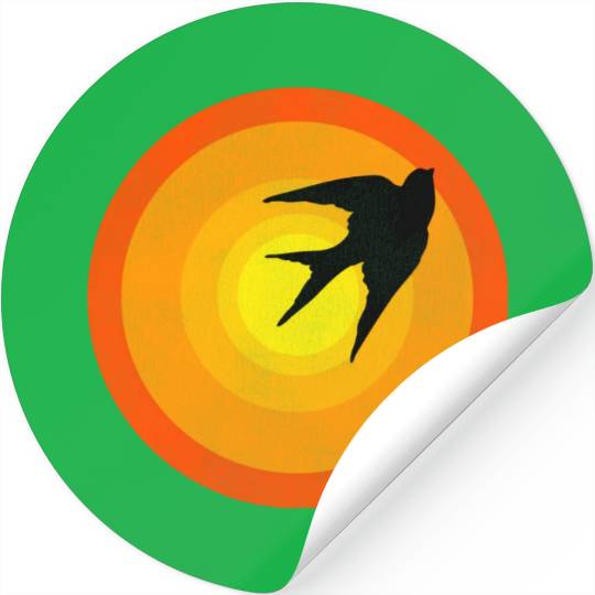 Caged Bird Sunrise gift Stickers