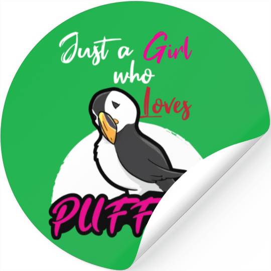 Puffin Lover Puffins Stickers