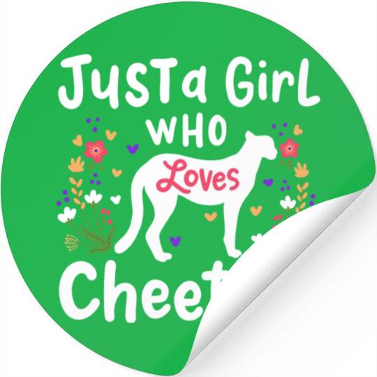 Cheetah Cheetah Lover Stickers
