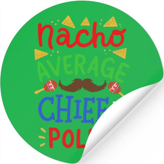 Chief Police Cinco De Mayo Stickers