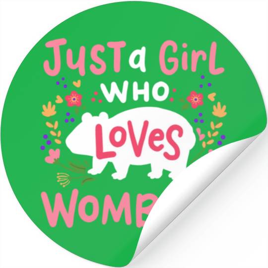 Wombat Australian Wombat Lover Stickers