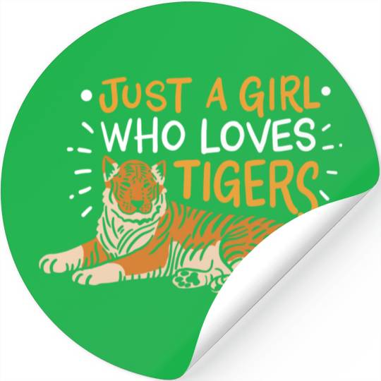 Tiger Tiger Lover Zookeeper Stickers