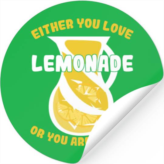 Lemonade Lover Lemonade Stand Stickers
