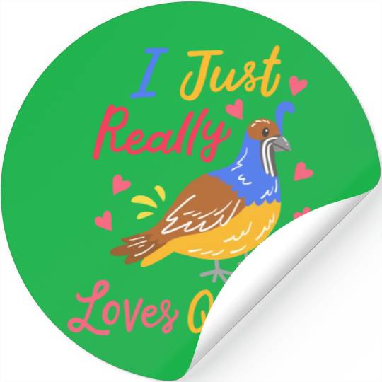 Quail Quail Lover Quail Owner Stickers
