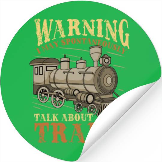 Trains Railroad Train Lover Stickers