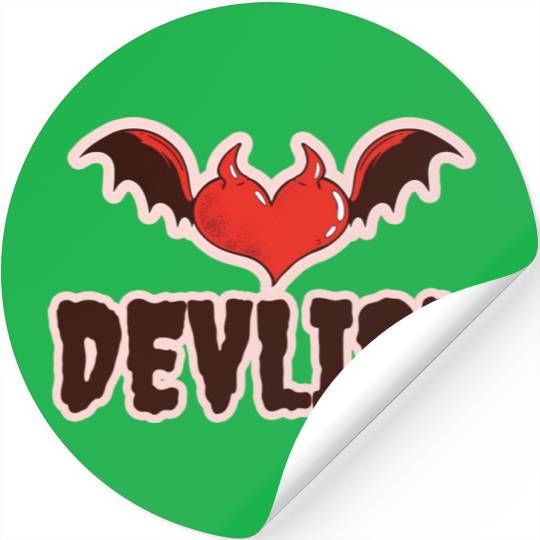Devlish Bat Stickers