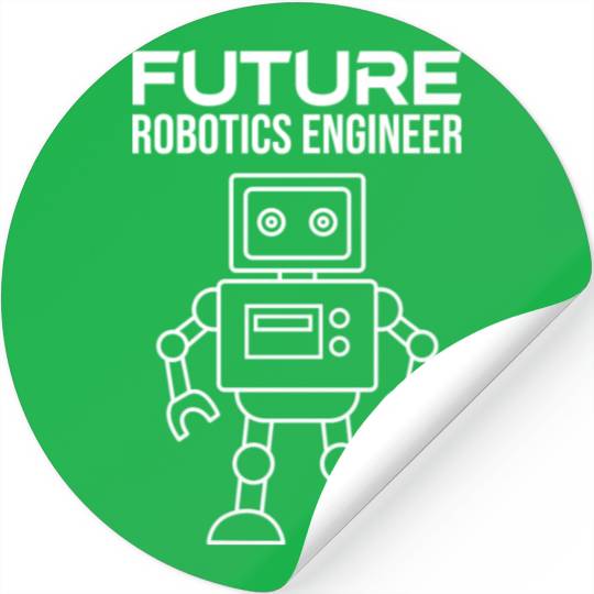 Future Robotics Engineer Machine Toys Stickers