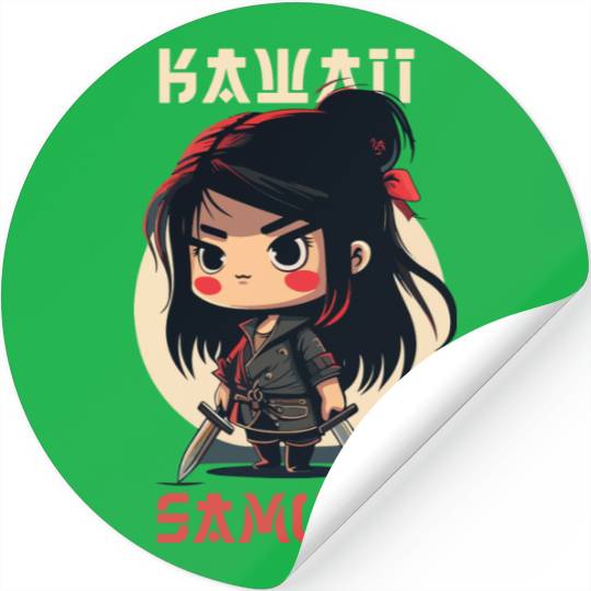Little Samurai Stickers